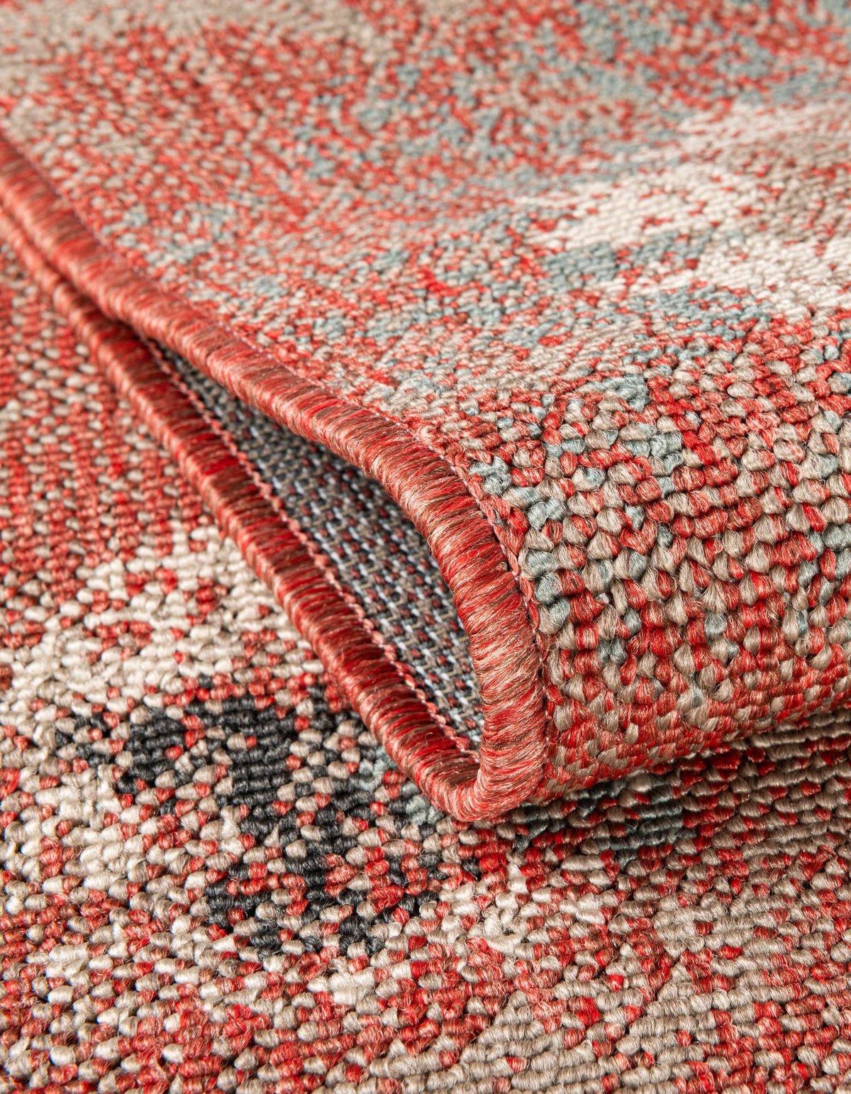 Seaside Blooms Collection Area Rug - Seychelles Runner Terracotta  lifestyle 84