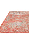 Seaside Blooms Collection Area Rug - Seychelles Runner Terracotta  lifestyle 86
