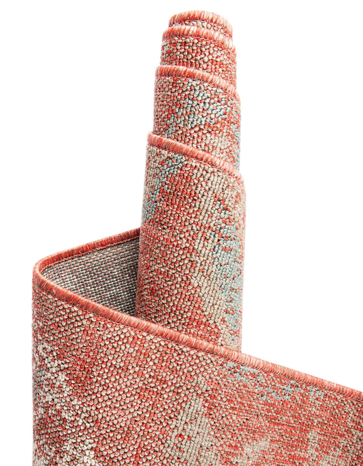 Seaside Blooms Collection Area Rug - Seychelles Runner Terracotta  lifestyle 98