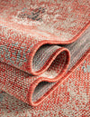 Seaside Blooms Collection Area Rug - Seychelles Runner Terracotta  lifestyle 102