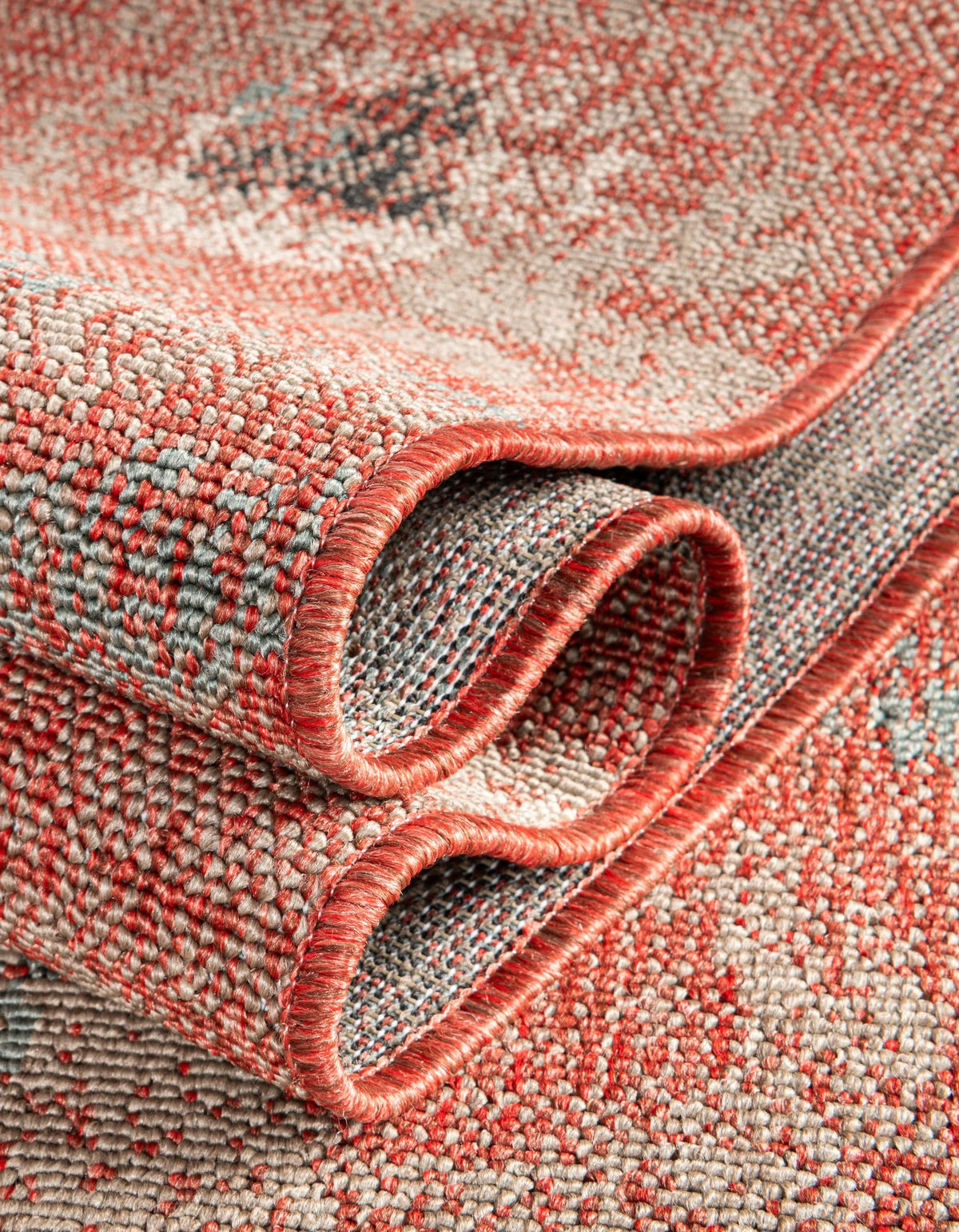Seaside Blooms Collection Area Rug - Seychelles Runner Terracotta  lifestyle 102