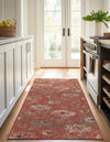 Seaside Blooms Collection Area Rug - Seychelles Runner Terracotta  lifestyle 52
