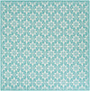 Savannah Pergola Collection Area Rug -  Oasis Square Teal  lifestyle 32