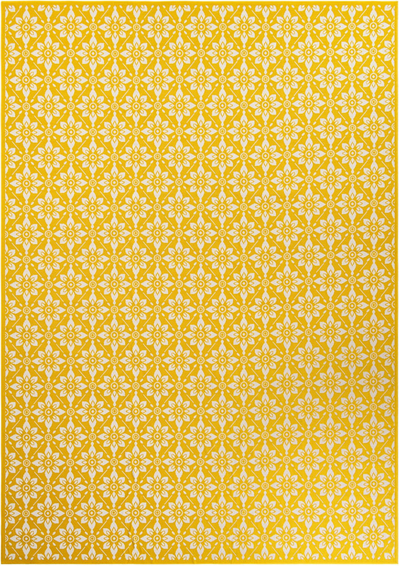 Savannah Pergola Collection Area Rug -  Oasis Rectangle Yellow  lifestyle 5