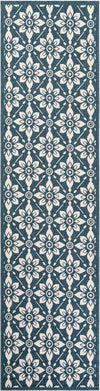 Savannah Pergola Collection Area Rug -  Oasis Runner Navy Blue  lifestyle 26