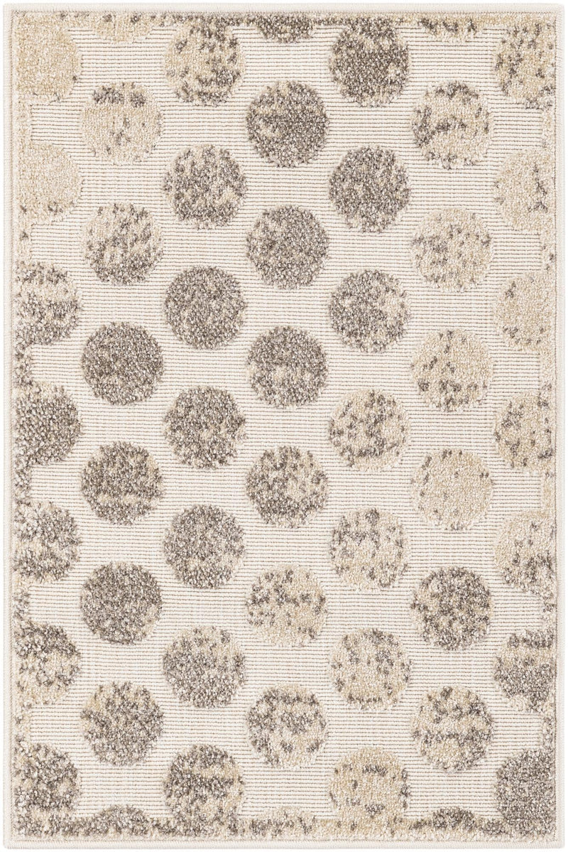 Catalina Cove Outdoor Collection Area Rug -  Capistrano Rectangle Beige and Ivory Main