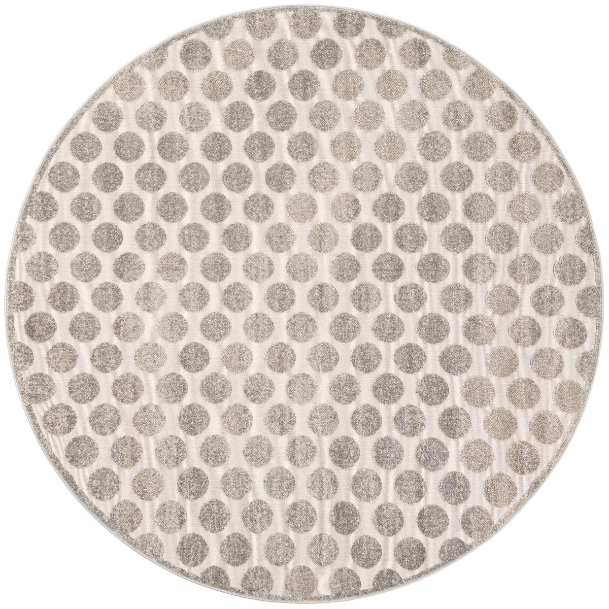 Catalina Cove Outdoor Collection Area Rug -  Capistrano Round Gray  lifestyle 68