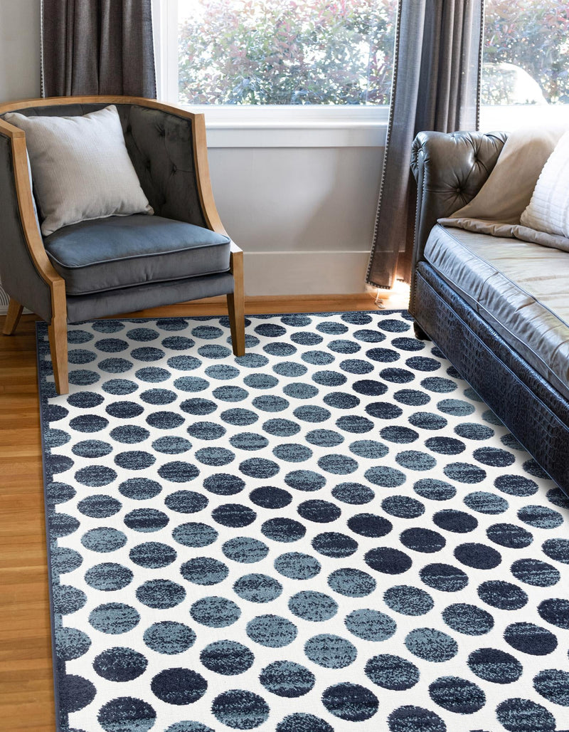 Catalina Cove Outdoor Collection Area Rug -  Capistrano Rectangle Navy Blue  lifestyle 21