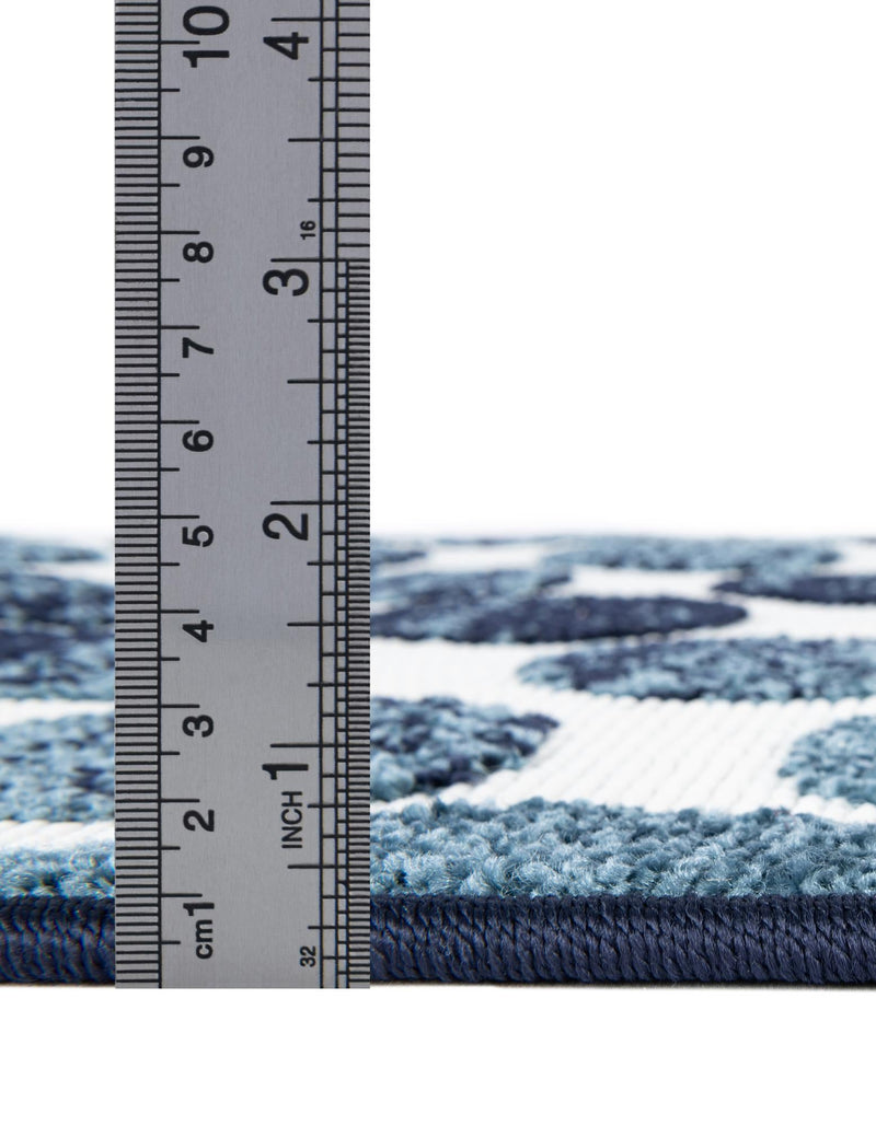 Catalina Cove Outdoor Collection Area Rug -  Capistrano Rectangle Navy Blue  lifestyle 36