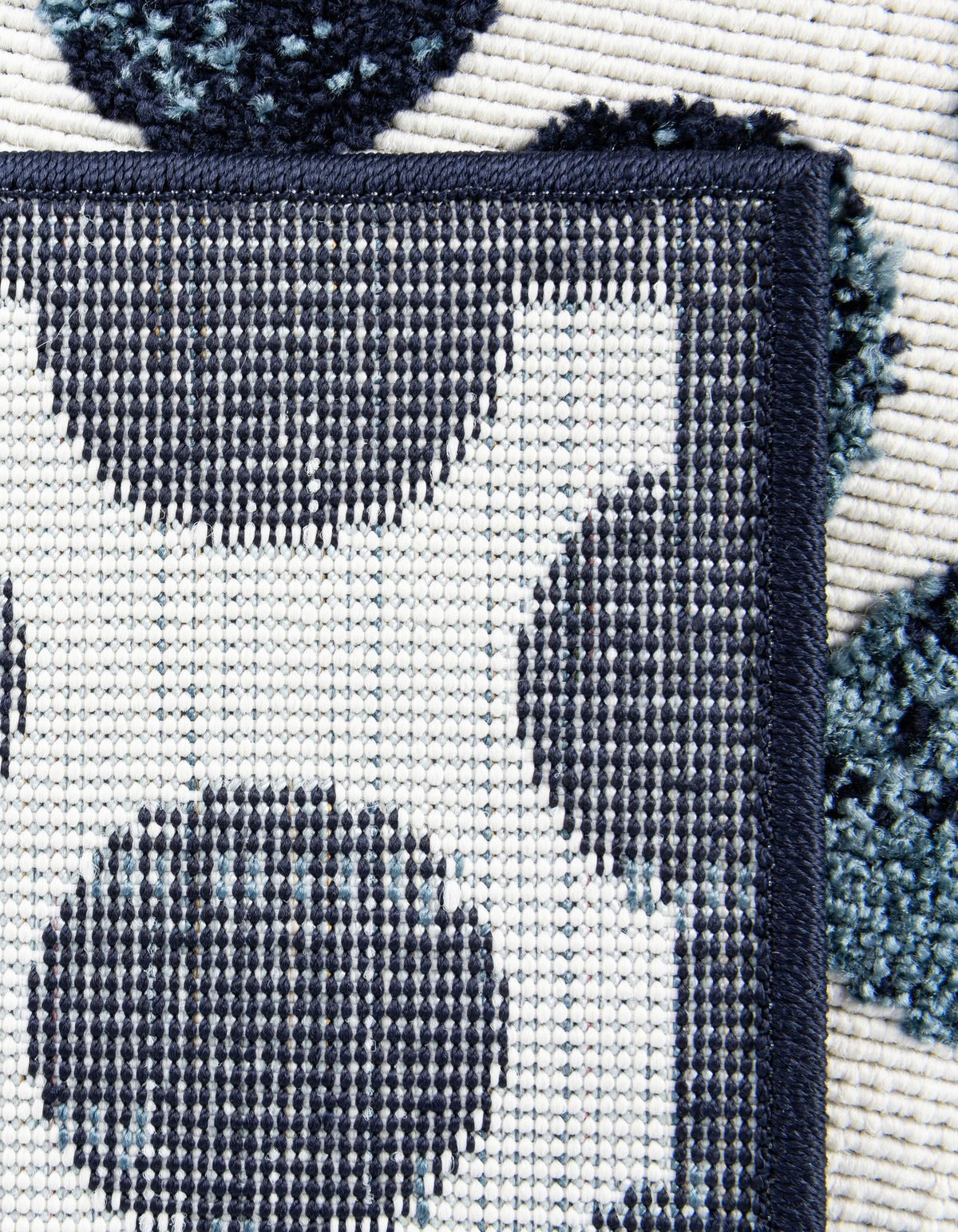 Catalina Cove Outdoor Collection Area Rug -  Capistrano Rectangle Navy Blue  lifestyle 48