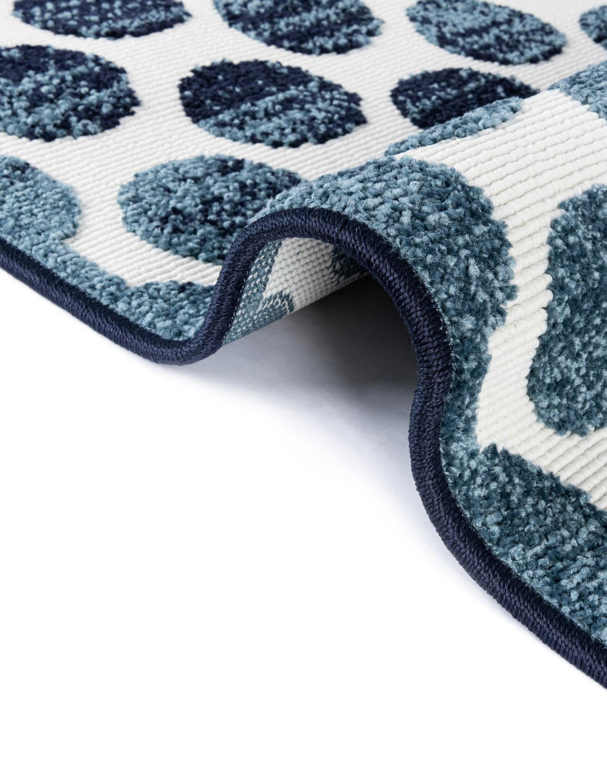 Catalina Cove Outdoor Collection Area Rug -  Capistrano Rectangle Navy Blue  lifestyle 51