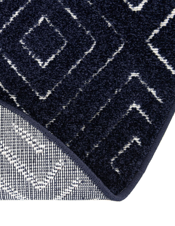 Catalina Cove Outdoor Collection Area Rug -  Venice Round Navy Blue  lifestyle 190