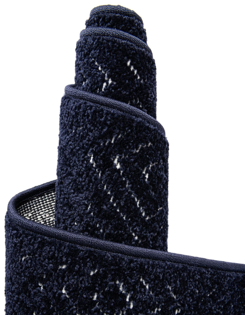 Catalina Cove Outdoor Collection Area Rug -  Venice Rectangle Navy Blue  lifestyle 69