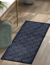 Catalina Cove Outdoor Collection Area Rug -  Venice Runner Navy Blue  lifestyle 100