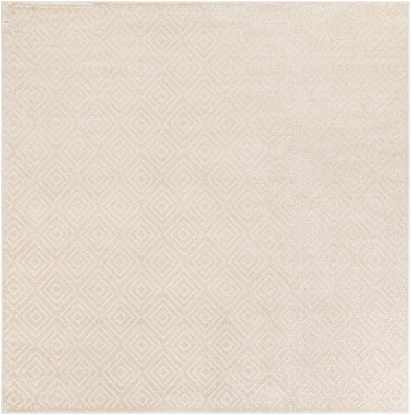 Catalina Cove Outdoor Collection Area Rug -  Venice Square Beige  lifestyle 87