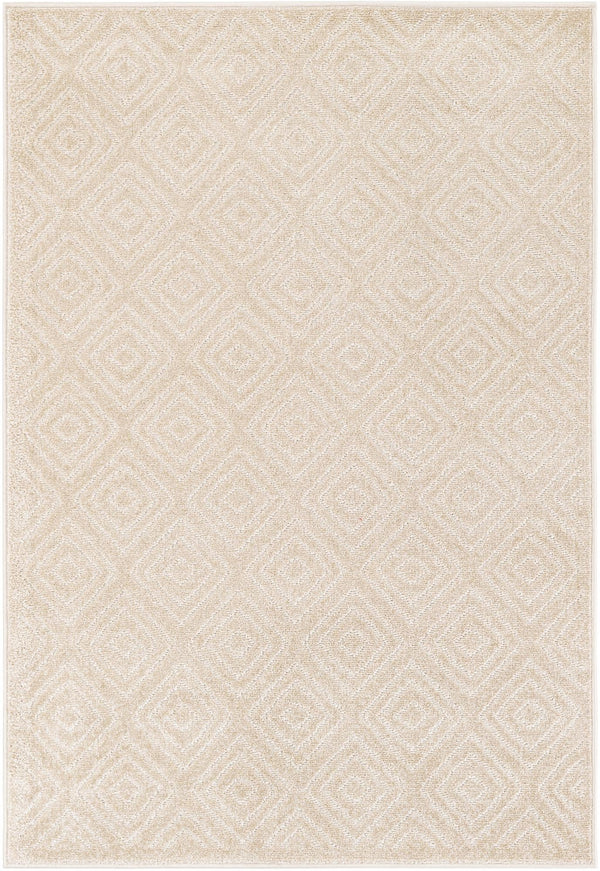 Catalina Cove Outdoor Collection Area Rug -  Venice Rectangle Beige  lifestyle 2