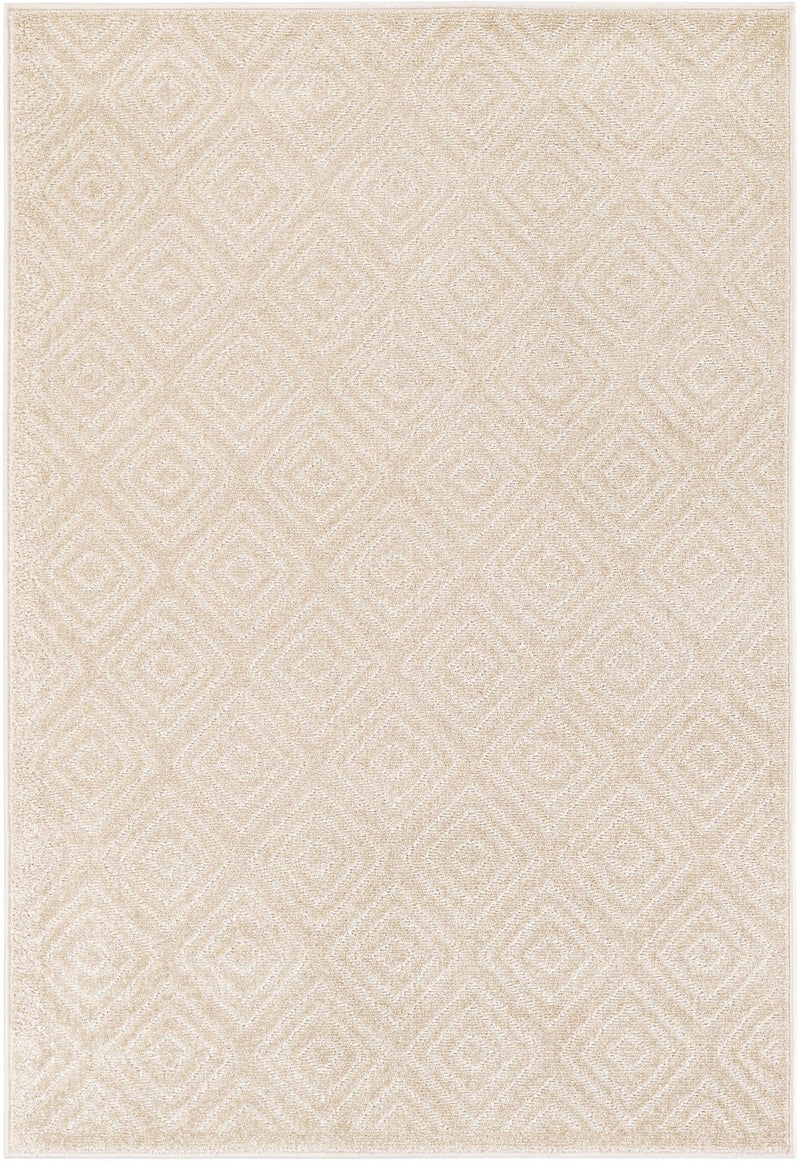 Catalina Cove Outdoor Collection Area Rug -  Venice Rectangle Beige  lifestyle 2