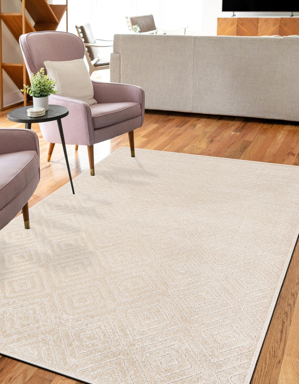 Catalina Cove Outdoor Collection Area Rug -  Venice Rectangle Beige  lifestyle 10