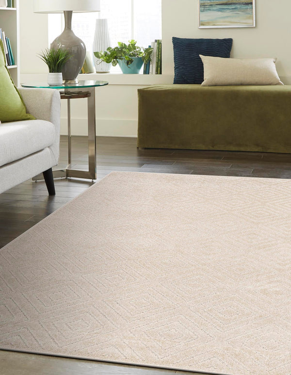 Catalina Cove Outdoor Collection Area Rug -  Venice Rectangle Beige  lifestyle 26