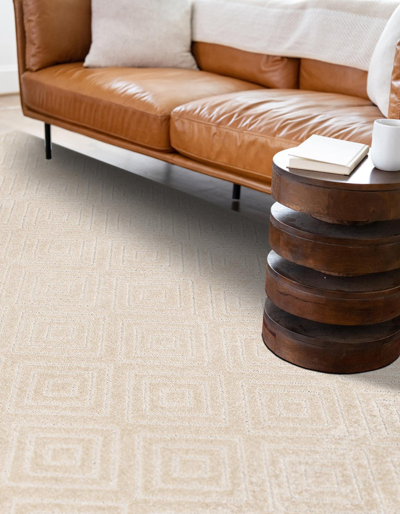 Catalina Cove Outdoor Collection Area Rug -  Venice Rectangle Beige  lifestyle 42