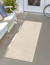 Catalina Cove Outdoor Collection Area Rug -  Venice Runner Beige  lifestyle 100