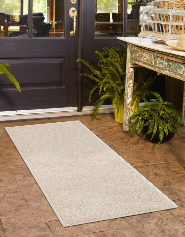 Catalina Cove Outdoor Collection Area Rug -  Venice Runner Beige  lifestyle 124