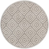 Catalina Cove Outdoor Collection Area Rug -  Venice Round Gray  lifestyle 90