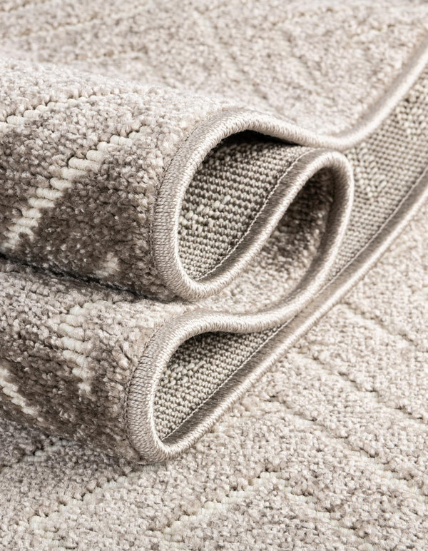 Catalina Cove Outdoor Collection Area Rug -  Venice Rectangle Gray  lifestyle 80