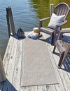 Catalina Cove Outdoor Collection Area Rug -  Venice Runner Gray  lifestyle 98