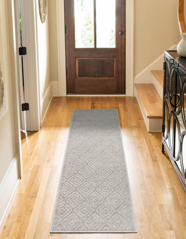 Catalina Cove Outdoor Collection Area Rug -  Venice Runner Gray  lifestyle 105