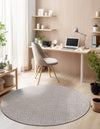 Catalina Cove Outdoor Collection Area Rug -  Venice Round Gray  lifestyle 104