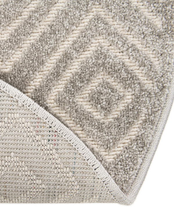 Catalina Cove Outdoor Collection Area Rug -  Venice Round Gray  lifestyle 181