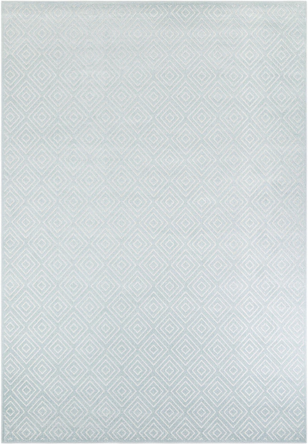 Catalina Cove Outdoor Collection Area Rug -  Venice Rectangle Light Blue  lifestyle 3