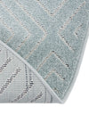 Catalina Cove Outdoor Collection Area Rug -  Venice Round Light Blue  lifestyle 219