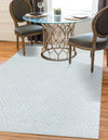 Catalina Cove Outdoor Collection Area Rug -  Venice Rectangle Light Blue  lifestyle 11