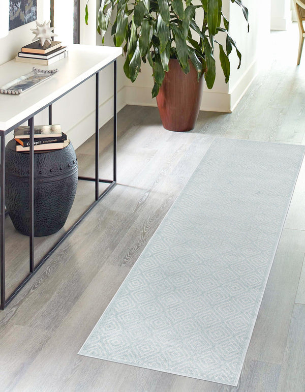 Catalina Cove Outdoor Collection Area Rug -  Venice Runner Light Blue  lifestyle 103