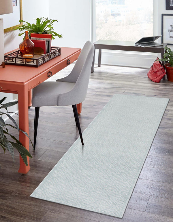Catalina Cove Outdoor Collection Area Rug -  Venice Runner Light Blue  lifestyle 124