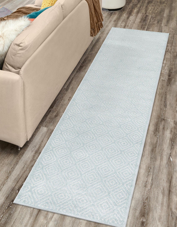 Catalina Cove Outdoor Collection Area Rug -  Venice Runner Light Blue  lifestyle 152