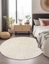 Catalina Cove Outdoor Collection Area Rug -  Coronado Round Beige and Ivory  lifestyle 83