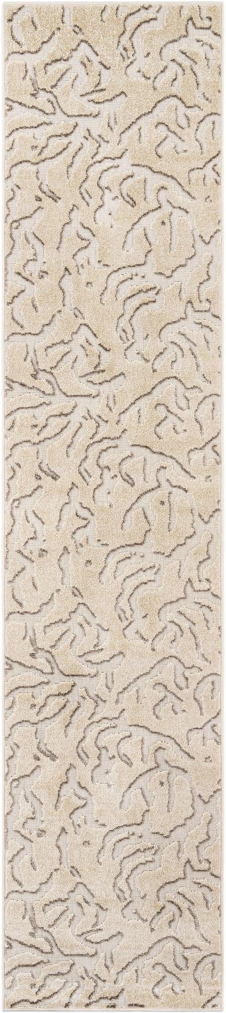 Catalina Cove Outdoor Collection Area Rug -  DelMar Runner Beige and Ivory  lifestyle 44