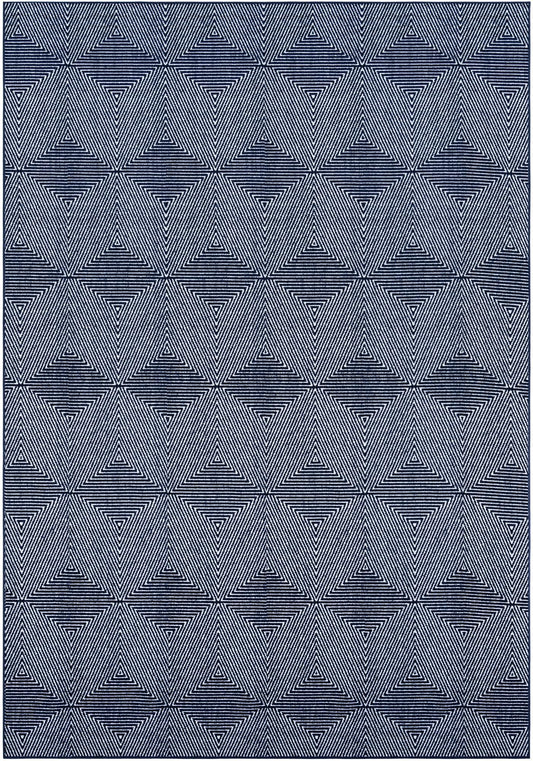 Catalina Cove Outdoor Collection Area Rug -  Hermosa Rectangle Navy Blue Main