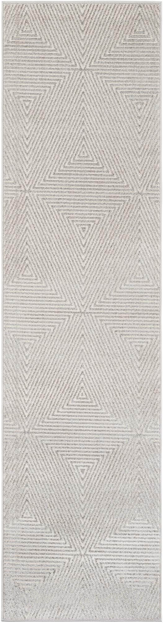Catalina Cove Outdoor Collection Area Rug -  Hermosa Runner Gray  lifestyle 46
