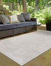 Catalina Cove Outdoor Collection Area Rug -  Hermosa Rectangle Gray  lifestyle 12