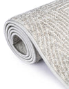 Catalina Cove Outdoor Collection Area Rug -  Hermosa Rectangle Gray  lifestyle 38