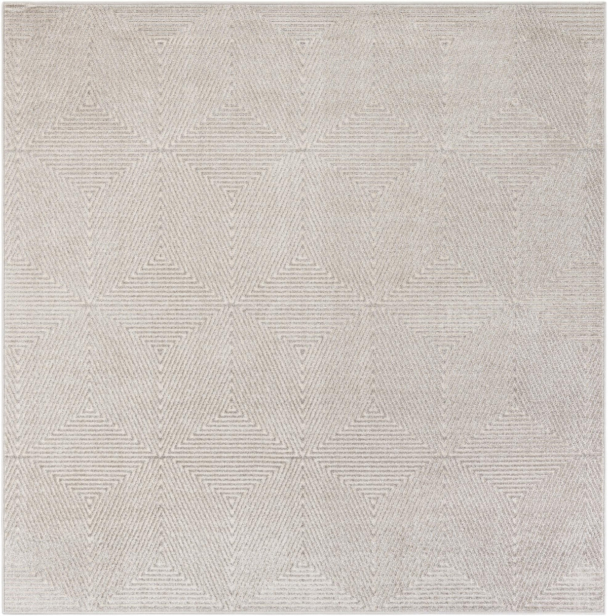 Catalina Cove Outdoor Collection Area Rug -  Hermosa Square Gray  lifestyle 48