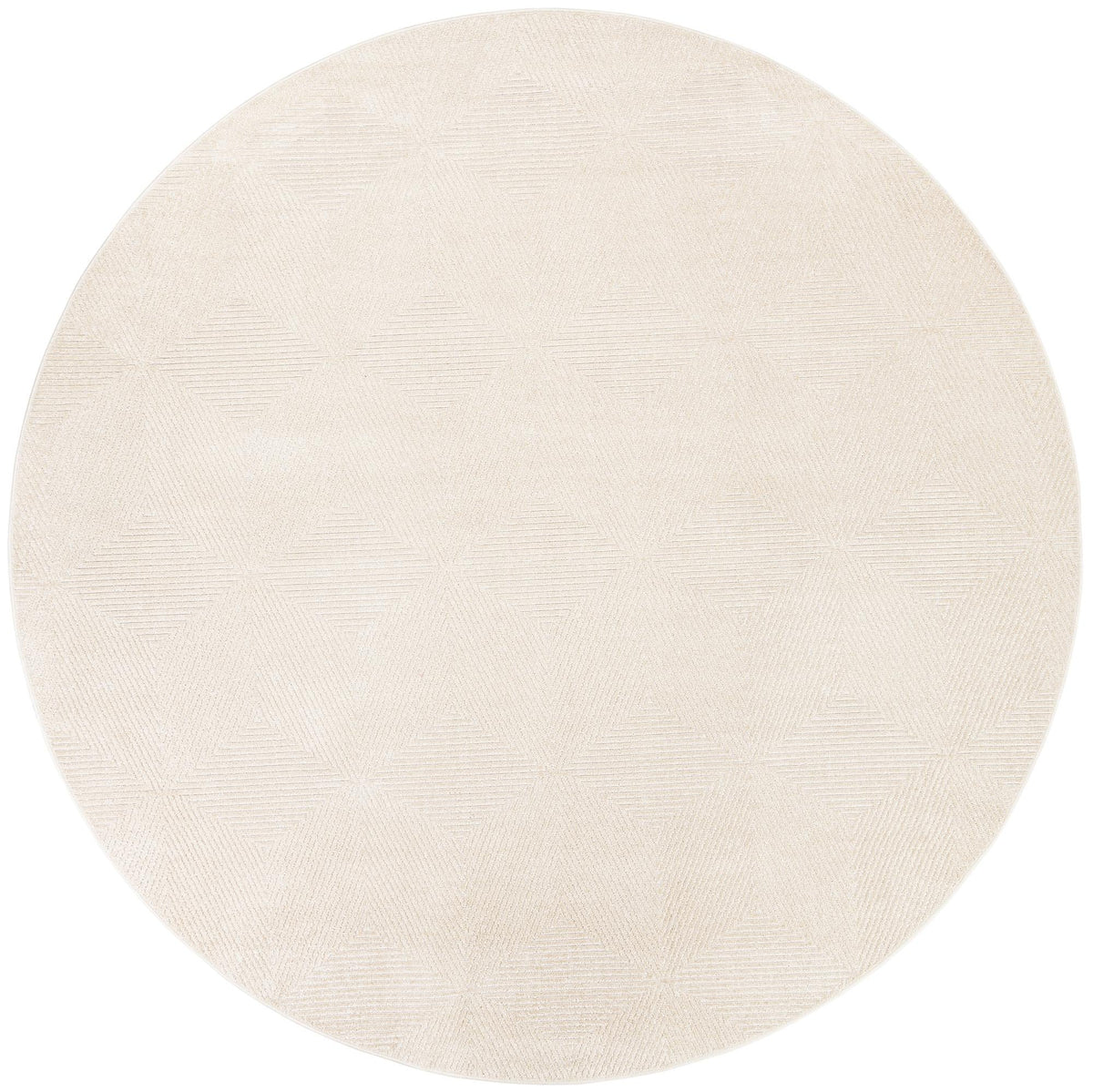 Catalina Cove Outdoor Collection Area Rug -  Hermosa Round Beige  lifestyle 60