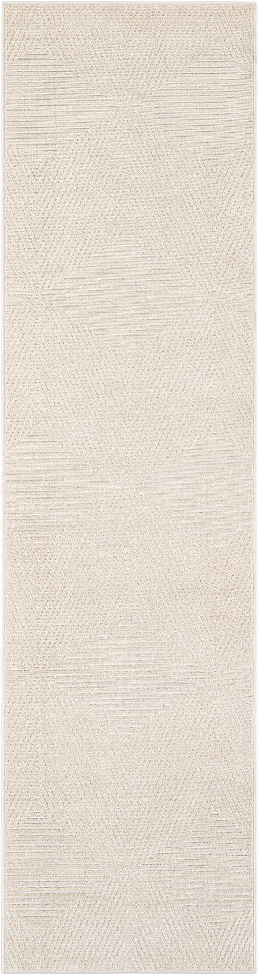 Catalina Cove Outdoor Collection Area Rug -  Hermosa Runner Beige  lifestyle 61