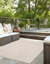 Catalina Cove Outdoor Collection Area Rug -  Hermosa Rectangle Beige  lifestyle 11