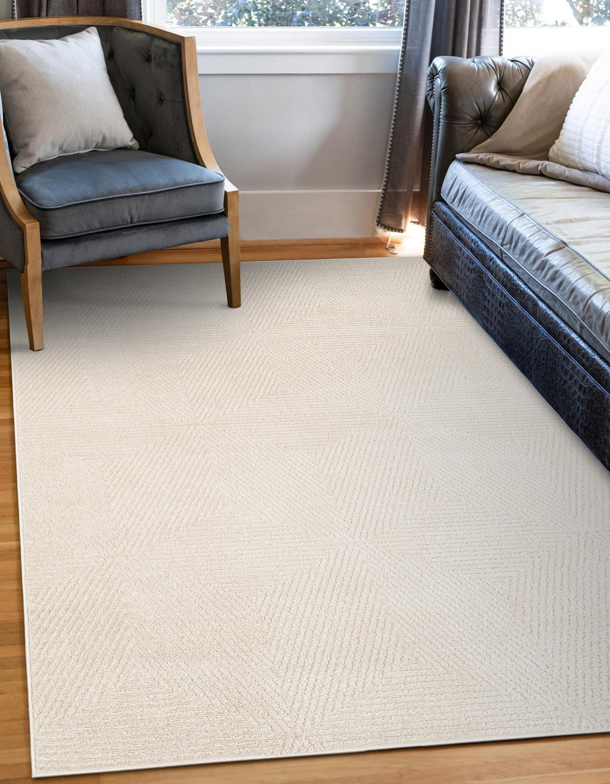 Catalina Cove Outdoor Collection Area Rug -  Hermosa Rectangle Beige  lifestyle 20