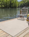 Catalina Cove Outdoor Collection Area Rug -  Hermosa Rectangle Beige  lifestyle 29